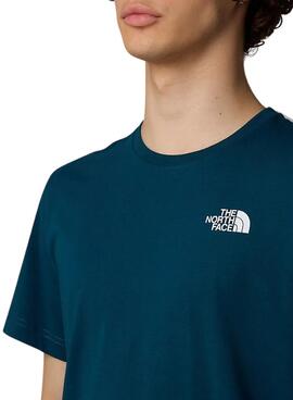 T-shirt The North Face Vertical petrol pour homme