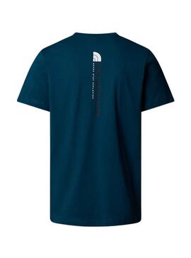 T-shirt The North Face Vertical petrol pour homme