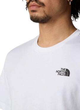 T-shirt The North Face Vertical blanc pour homme