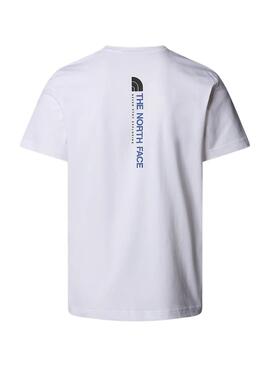 T-shirt The North Face Vertical blanc pour homme