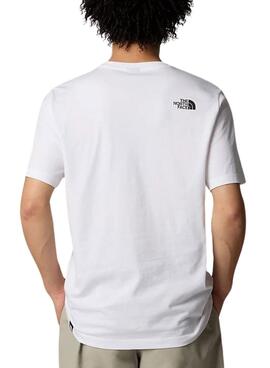 T-shirt The North Face Easy blanc pour homme