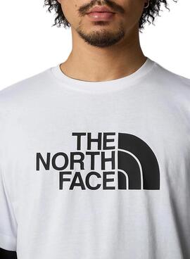 T-shirt The North Face Easy blanc pour homme