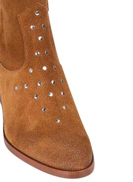 Bottines Popa Milan camel pour femme