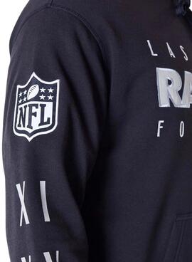 Sweatshirt New Era Raiders noir pour homme et femme