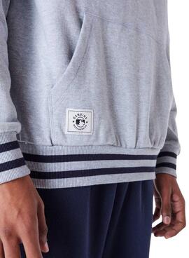 Sweat à capuche New Era LA Dodgers gris pour homme et femme