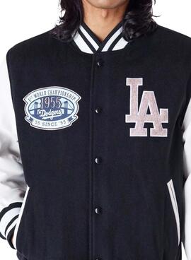 Veste bombardier New Era LA Dodgers bleu marine pour homme et femme