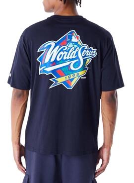 T-shirt New Era World Series bleu marine pour homme