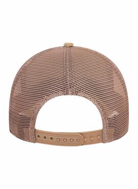 Casquette New Era Cord Trucker beige pour femme et homme