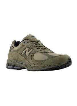 Chaussures New Balance 2002R vertes pour homme