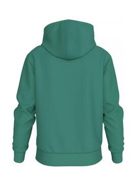 Sweat Calvin Klein Jeans Monologo vert pour homme