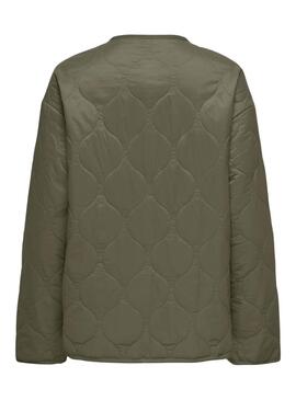 Veste de chasse Only Noelle verte pour femme