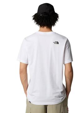 T-shirt The North Face Fine blanc pour homme