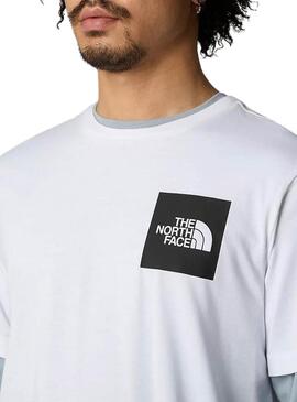 T-shirt The North Face Fine blanc pour homme