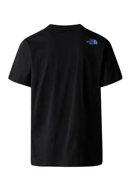 T-shirt The North Face Mountain Line noir pour homme