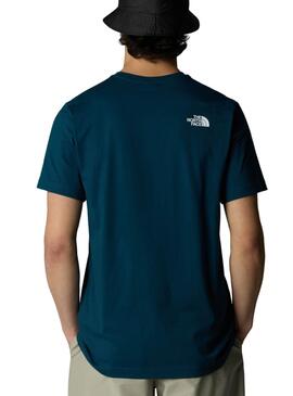 T-shirt The North Face Never Stop Exploring bleue pour homme