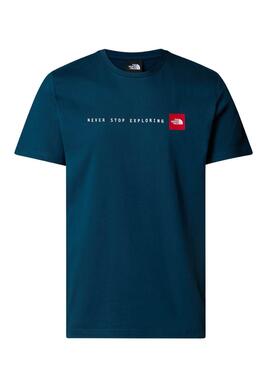 T-shirt The North Face Never Stop Exploring bleue pour homme