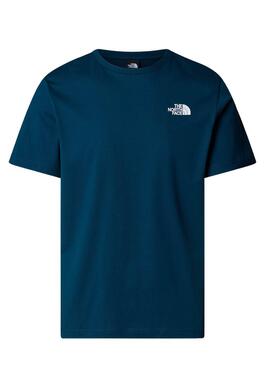 T-shirt The North Face Box bleue pour homme