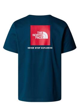 T-shirt The North Face Box bleue pour homme