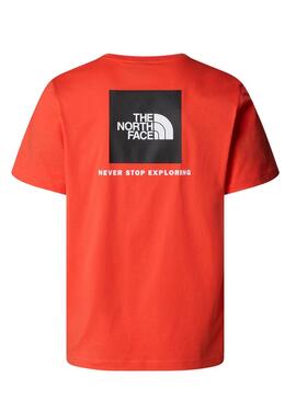 T-shirt The North Face Box orange pour homme