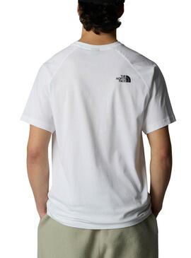 T-shirt The North Face Redbox blanc pour homme