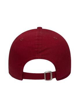 Casquette New Era Leag ESNL grenat pour homme et femme