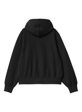 Sweat à capuche Carhartt WIP noir pour femme