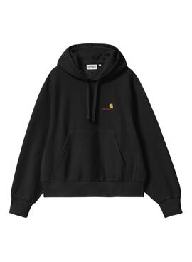 Sweat à capuche Carhartt WIP noir pour femme