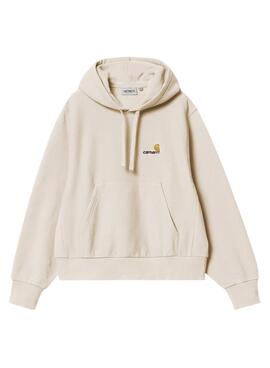 Sweat à capuche Carhartt WIP beige pour femme