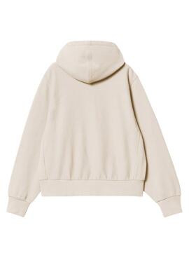 Sweat à capuche Carhartt WIP beige pour femme