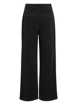 Pantalons Vila Viany noir pour femme