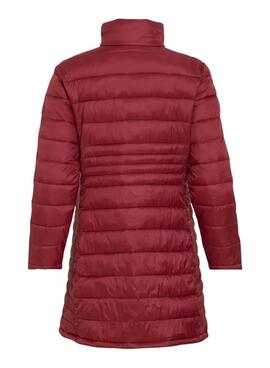 Manteau Vila Visibiria grenat pour femme