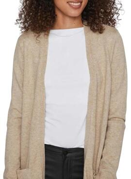 Veste Vila Viril beige pour femme