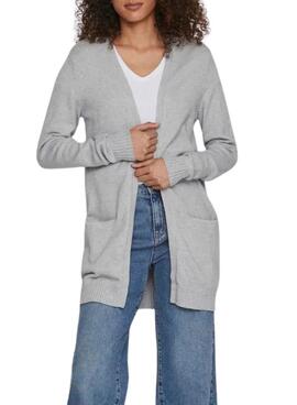 Veste Vila Viril grise pour femme