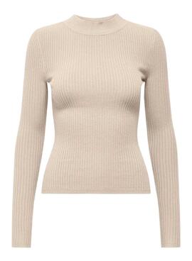 Pull Only Louisa beige pour femme