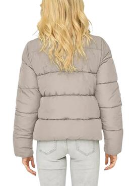 Veste matelassée Only New Cool beige pour femme