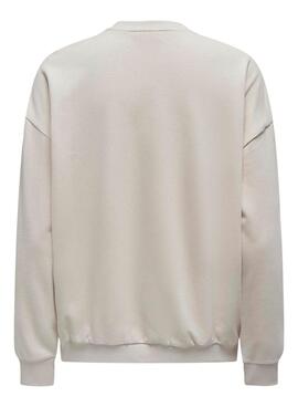 Pull Only Sille beige pour femme