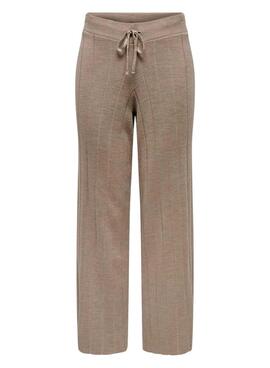 Pantalon Only Tess camel pour femme