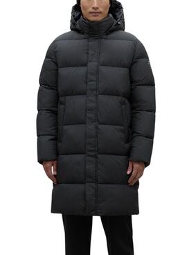 Manteau matelassé Ecoalf Velanalf noir pour homme