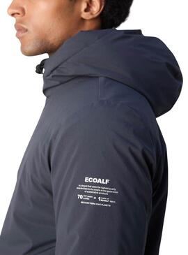 Manteau Ecoalf Pasualf bleu marine pour homme