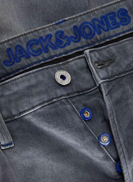 Jeans Jack and Jones Glenn Icon gris pour homme