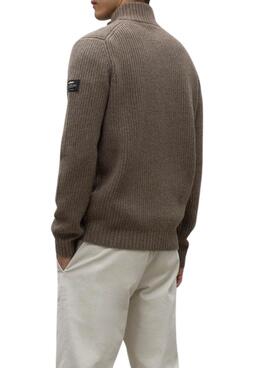 Pull Ecoalf Dragoalf toasté pour homme