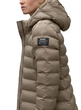 Manteau matelassé Ecoalf Cronullaalf beige pour femme