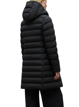 Cronullaalf matelassé Manteau Ecoalf noir pour femme