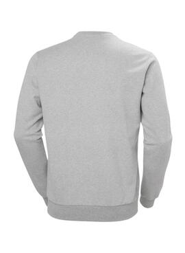 Sweat à capuche Helly Hansen HH Logo gris pour homme