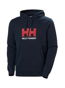 Sweat à capuche Helly Hansen Basic Hood marine pour homme