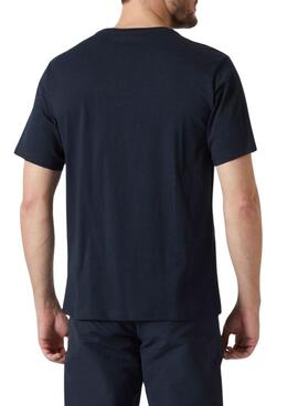 T-shirt Helly Hansen HH Logo bleu marine pour homme