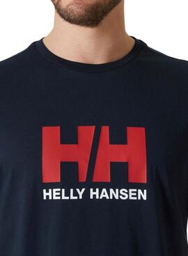 T-shirt Helly Hansen HH Logo bleu marine pour homme