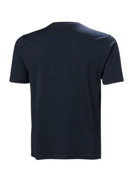 T-shirt Helly Hansen HH Logo bleu marine pour homme