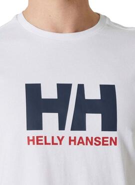 T-shirt Helly Hansen HH Logo blanc pour homme