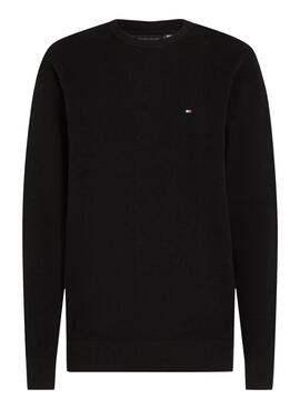 Pull Tommy Hilfiger Essential noir pour homme